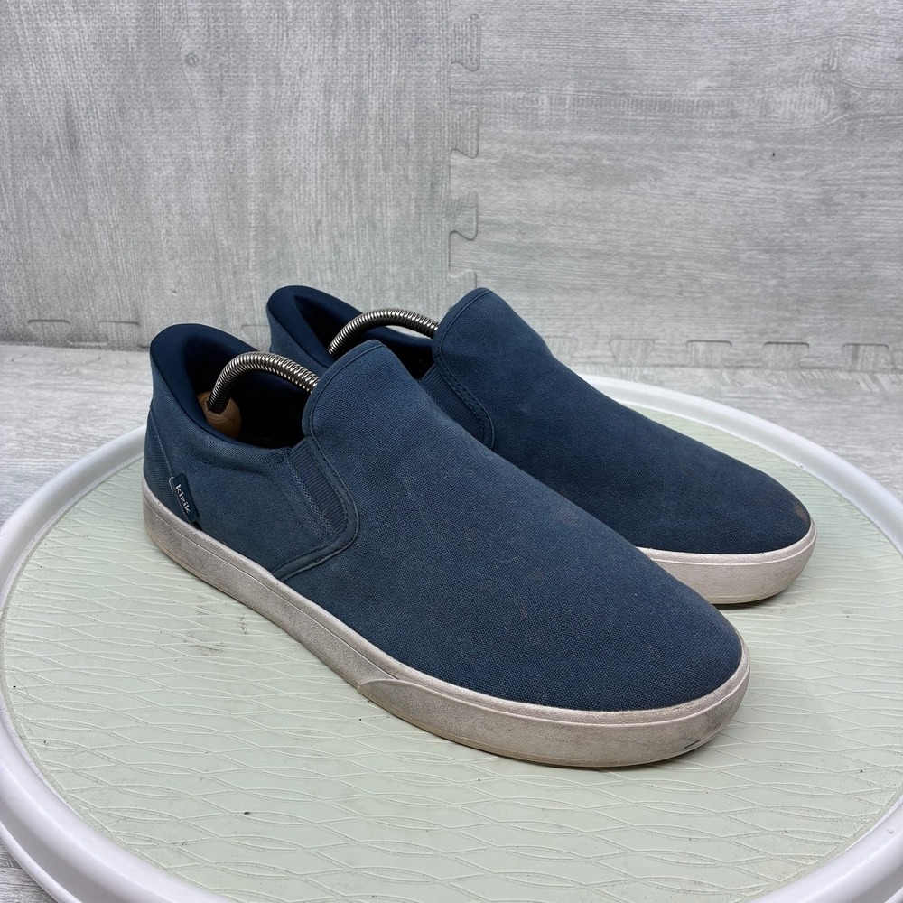 Kizik Venice Shoes Mens 11 Tidepool Blue Canvas Hands Free Slip On DVENTD01-1D - Picture 3 of 6